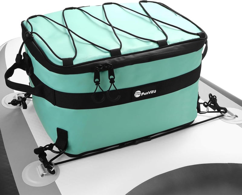 FunVZU Paddle Board Cooler Bag - Waterproof SUP Bag for Stand Up Paddle Board and Kayak - Leakproof Inflatable Storage for SUP Accessories - Essential Paddleboarding Gear for Water Storage - Image 1